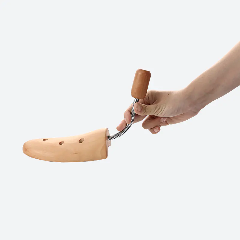 Five holes Wooden Shoe Tree With holes1