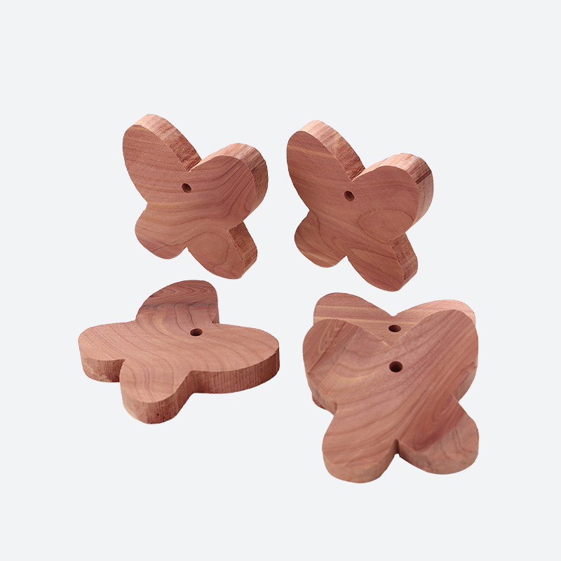 Butterfly shape Wooden decorations Small pieces can be combined randomly