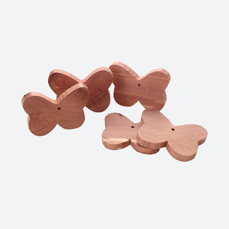 Butterfly shape Wooden decorations Small pieces can be combined randomly