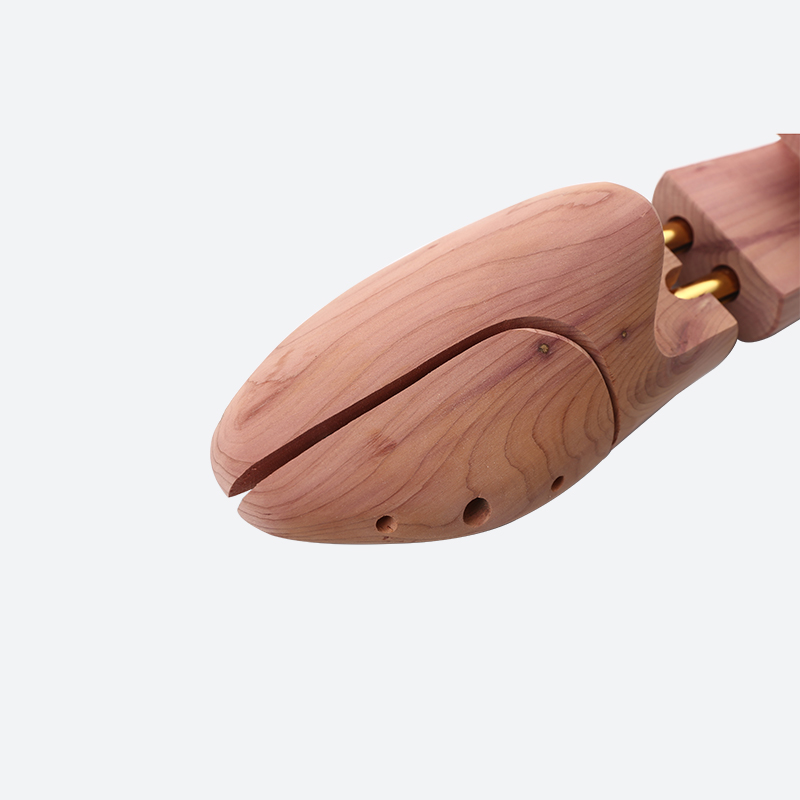 wooden shoe tree double tube cedar material double tube
